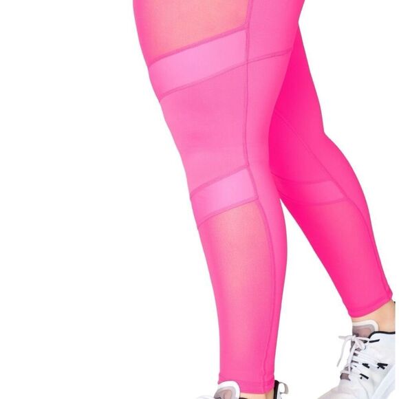 Fabletics Hot Pink Powerhold Define Ultra High-Waisted Leggings Size 2XL - Picture 4 of 14